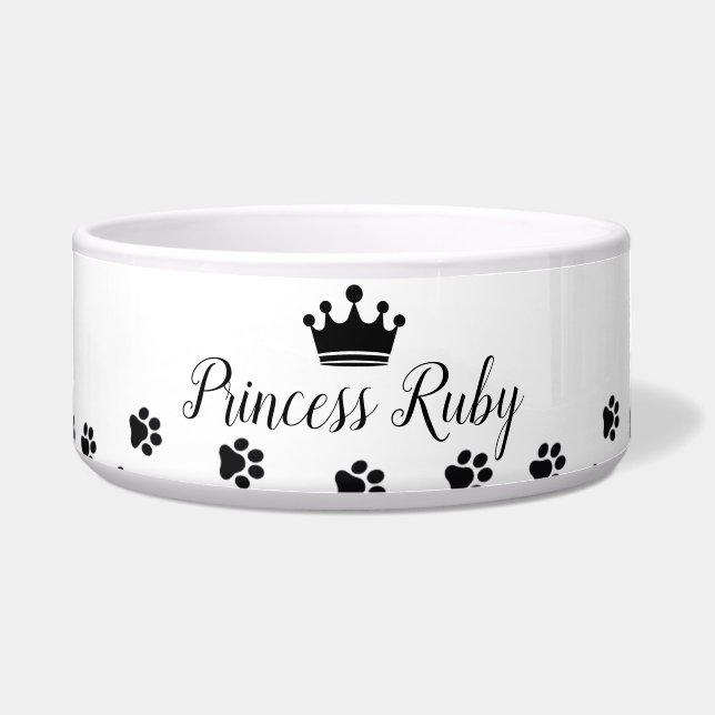 Name der Princess Pet Napf (Vorderseite)