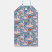 Name der Prinzessin "hübsche Wasserfarbe" Geschenkanhänger (Rückseite)