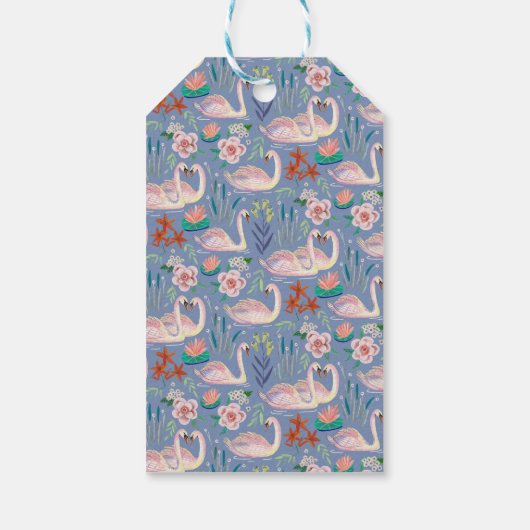 Name der Prinzessin "hübsche Wasserfarbe" Geschenkanhänger (Rückseite)