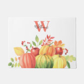 Name der Pumpkin-Monogram Fußmatte (Vorderseite)