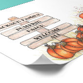 Name der Pumpkin-Patchfamilie Poster (Ecke)