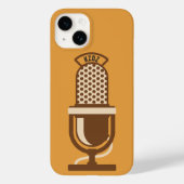 Name der Radiostation für das Mikrofonlogo Case-Mate iPhone Hülle (Rückseite)