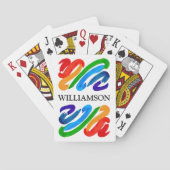Name der Regenbogenfarben Spielkarten (Rückseite)