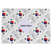 Name der Republik Korea und der südkoreanischen Fl Große Geschenktüte (Vorderseite)