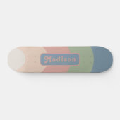 Name der Retro-Pastelle Skateboard (Horizontal)