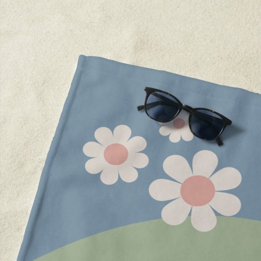 Name der Retro-Pastelle Strandtuch (Beispiel)