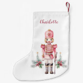 Name der Rosa Nutcracker Kleiner Weihnachtsstrumpf (Rückseite)