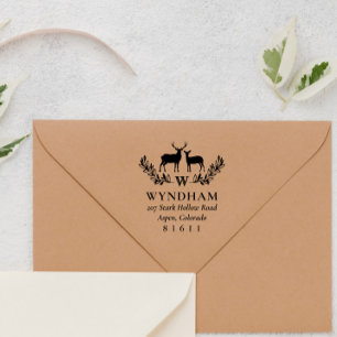 Name der Rustic Death Monogram Permastempel