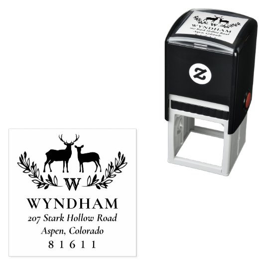 Name der Rustic Death Monogram Permastempel (Beispiel)