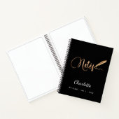 Name der Schrift Notizblock (Innenseite)