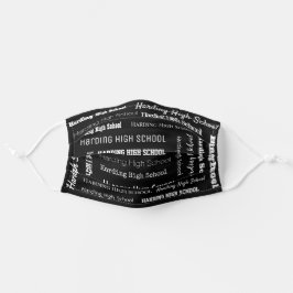 Name der Schule oder des Unternehmens hinzufügen Mund-Nasen-Maske Aus Stoff