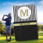 Name der Schwarz-weißen Streifen Golfhandtuch