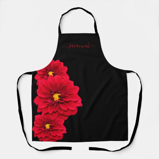 Name der schwarzen Blütenblätter Schürze (Vorderseite)