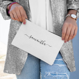 Name der schwarzen Girly-Signatur Zubehörtasche