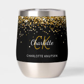 Name der schwarzen Goldmonogramm (Rückseite)