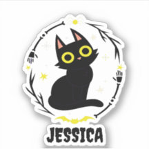 Name der schwarzen Katze - Halloween-Katze