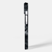 Name der Schwarzen Marmortextur Monogram Case-Mate iPhone Hülle (Rückseite / Links)