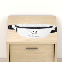 Name der schwarzen Monogrammbuchstaben
