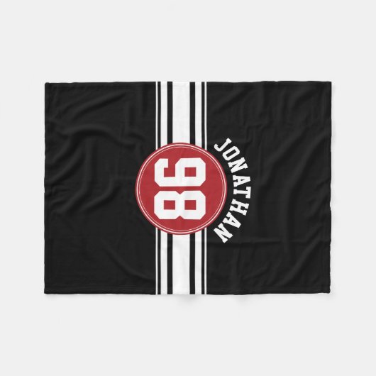 Name der schwarzen und roten Auto-Streifen Fleecedecke (Vorderseite (Horizontal))