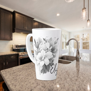 Name der schwarzen und weißen Blume Milchtasse
