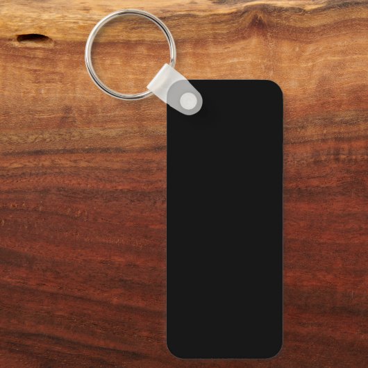 Name der schwarzen und weißen Girly Swash Schlüsselanhänger (Vorderseite)