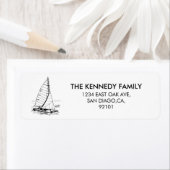 Name der schwarzen und weißen Segelbootfamilie (Insitu)