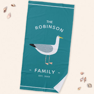 Name der Seagull-Familie Strandtuch