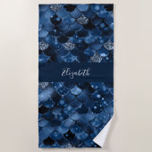 Name der Seeschwalbe Strandtuch (Vorderseite)