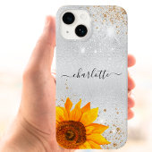 Name der Silberblume Glitzer iPhone Hülle