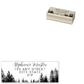 Name der Silhouette Forest Gummistempel (Stempel)