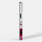 Name der Silver Burgundy-Blume Case-Mate iPhone Hülle (Rückseite / Rechts)