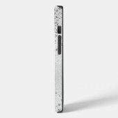 Name der Silver Burgundy-Blume Case-Mate iPhone Hülle (Rückseite / Links)