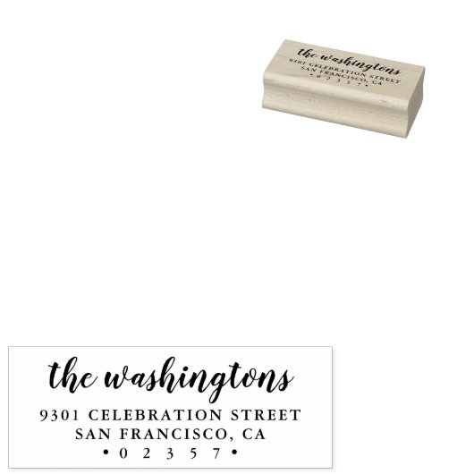 Name der Skriptfamilie Benutzerdefinierte Rücksend Gummistempel (Stempel)