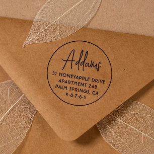 Name der Skriptfamilie Einfache Personalisierte Ad Gummistempel