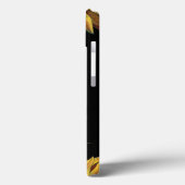 Name der Sonnenblume Monogramm Case-Mate iPhone Hülle (Rückseite / Links)