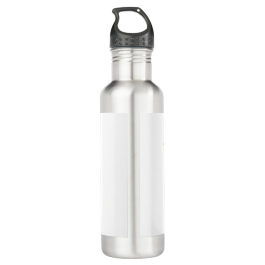 Name der Sonnenblume Monogramm Personalisiert Edelstahlflasche (Rückseite)