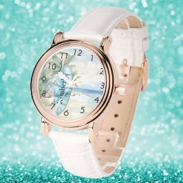 Name der Strandpalmen Armbanduhr