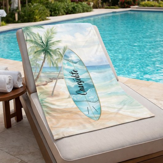 Name der Strandpalmen Fleecedecke