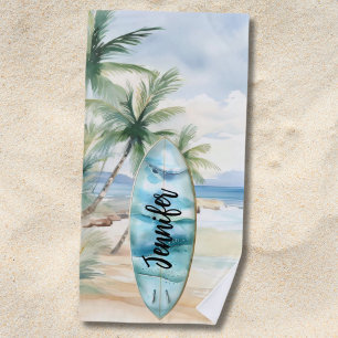 Name der Strandpalmen Strandtuch