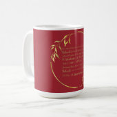 Name der Tasse Gottes (Rot/Gold) (Vorderseite Links)