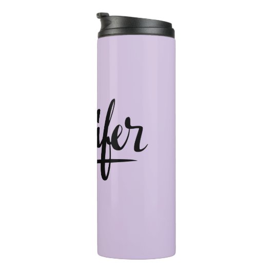 Name der Tasse Jennifer, isoliert (Nach rechts gedreht)