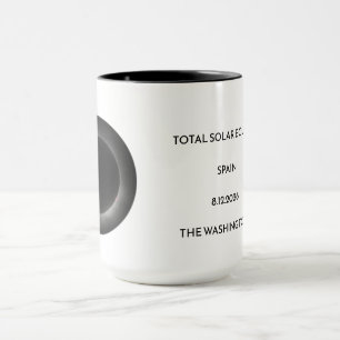 Name der totalen Sonnenfinsternis Datum Ort Tasse
