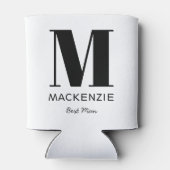 Name der Trauzeuge Monogramm Dosenkühler (Rückseite)