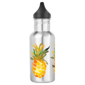 Name der tropischen Ananas Edelstahlflasche (Links)