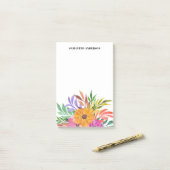 Name der tropischen Flora Post-it Klebezettel (Auf Schreibtisch)