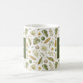 Name der Tropischen Weihnachtsmonogramm Kaffeetasse (Mittel)