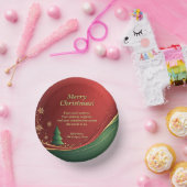 Name der Unternehmensgruppe Meldung Red Christmas  Pappteller (Party)