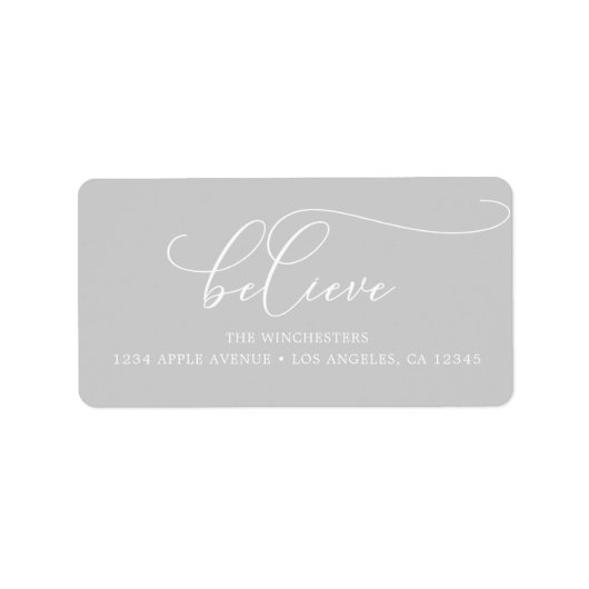 Name der Urlaubsadresse Adressaufkleber (Vorne)