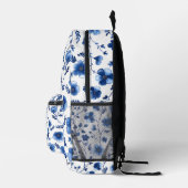 Name der Vintagen französischen Blumenmuster Bedruckter Rucksack (Rechts)