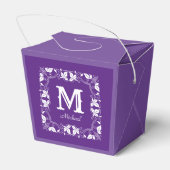 Name der Vintagen Personalisierten blutblutblutdru Geschenkschachtel (Rückseite)